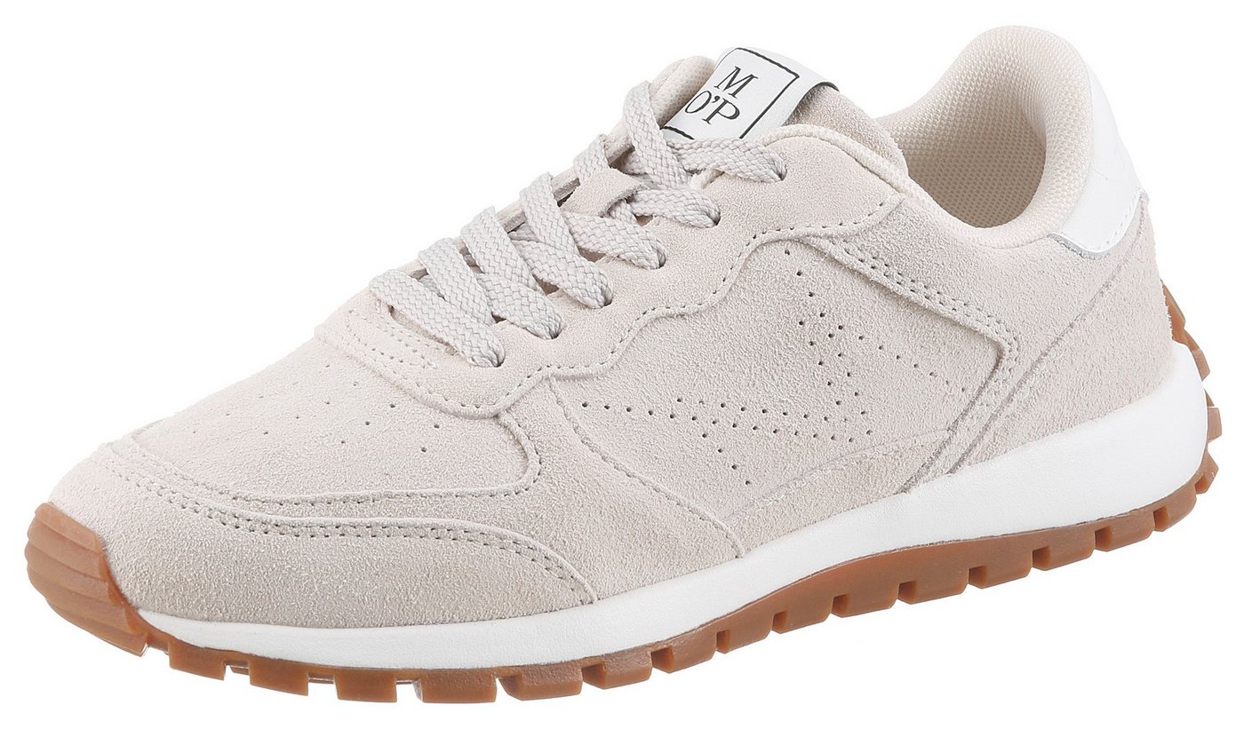 Marc O'Polo Bella Sneaker Schnürschuh, Freizeitsneaker, Halbschuh mit hochgezogener Laufsohle