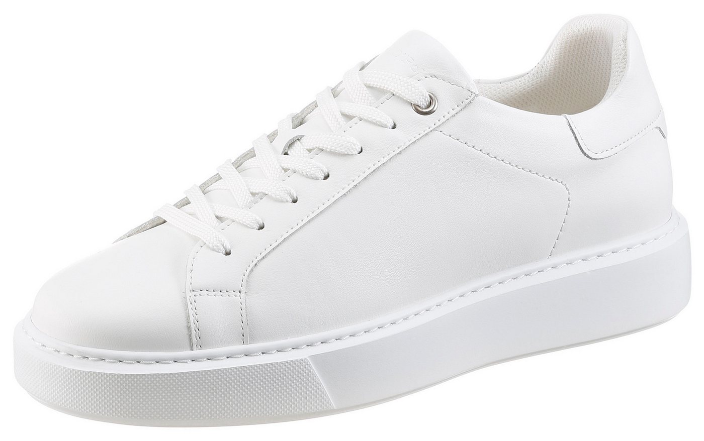 Marc O'Polo Cedric Sneaker Schnürschuh, Halbschuh, Freizeitschuh mit Memory Foam-Ausstattung (weiß)