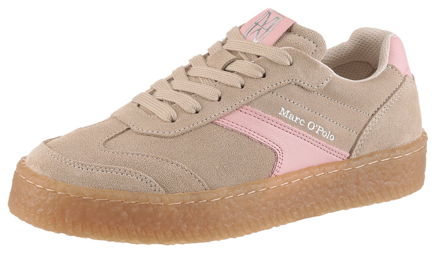 Marc O'Polo Cortney Sneaker Freizeitschuh, Halbschuh, Schnürer mit gepolstertem Schaftrand