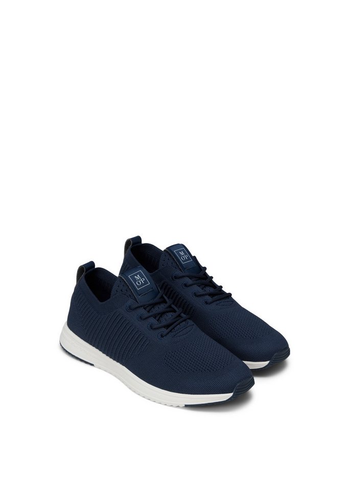 Marc O'Polo Jasper Slip-On Sneaker Slipper, Freizeitsneaker, Halbschuh mit Anziehlasche (blau)