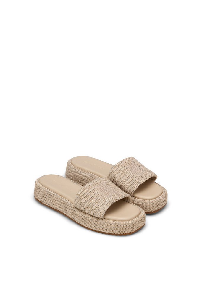 Marc O'Polo Larissa Pantolette Sommerschuh, Strandschuh, Urlaubsschuh zum Schlupfen