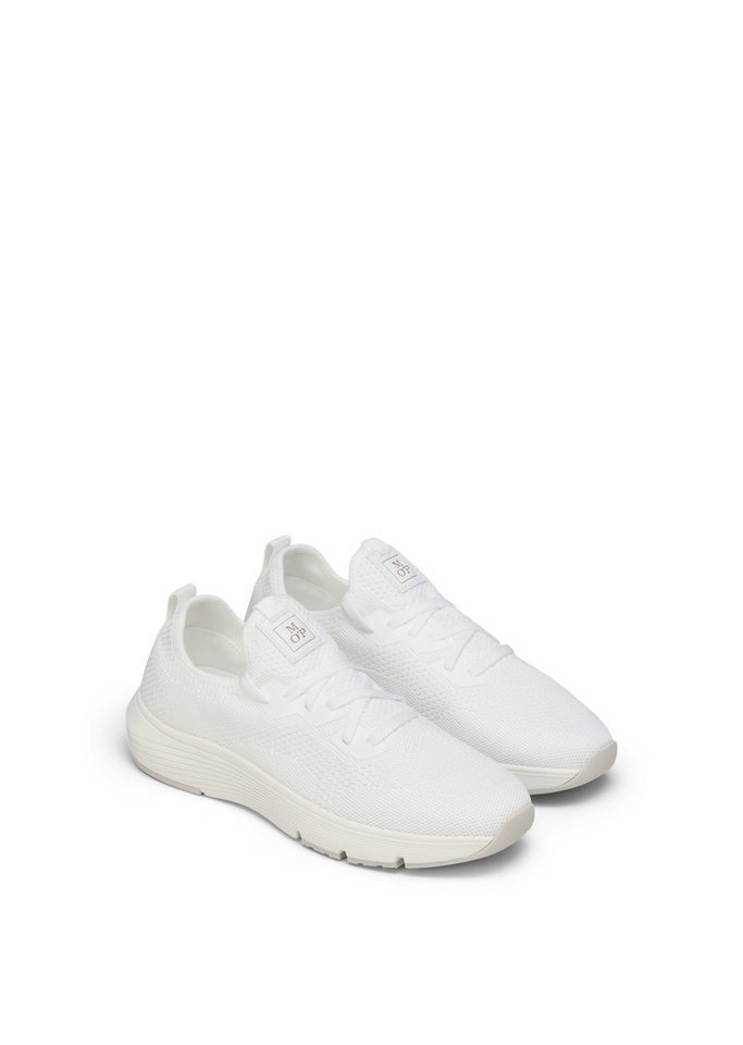 Marc O'Polo Leila Slip-On Sneaker Slipper, Freizeitsneaker, Halbschuh mit Anziehlasche (weiß)