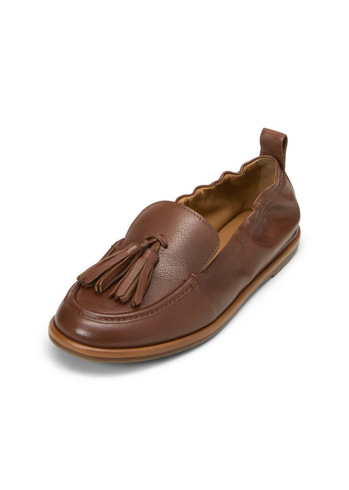 Marc O'Polo mit elastischer Fersenkante Loafer (braun)
