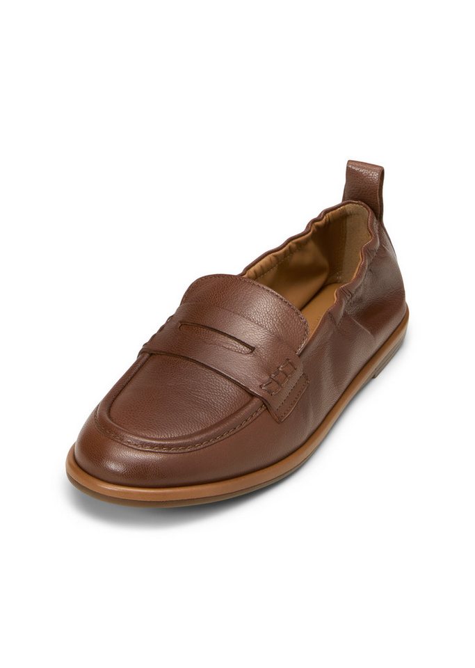 Marc O'Polo mit elastischer Fersenkante Loafer (braun)