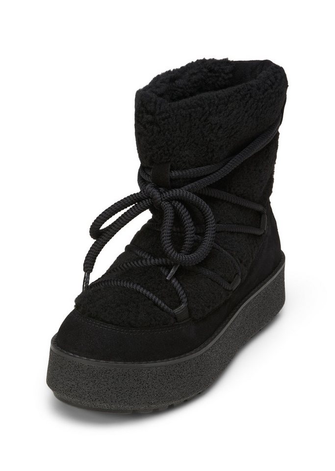 Marc O'Polo mit flauschigem Warmfutter Winterboots (schwarz)
