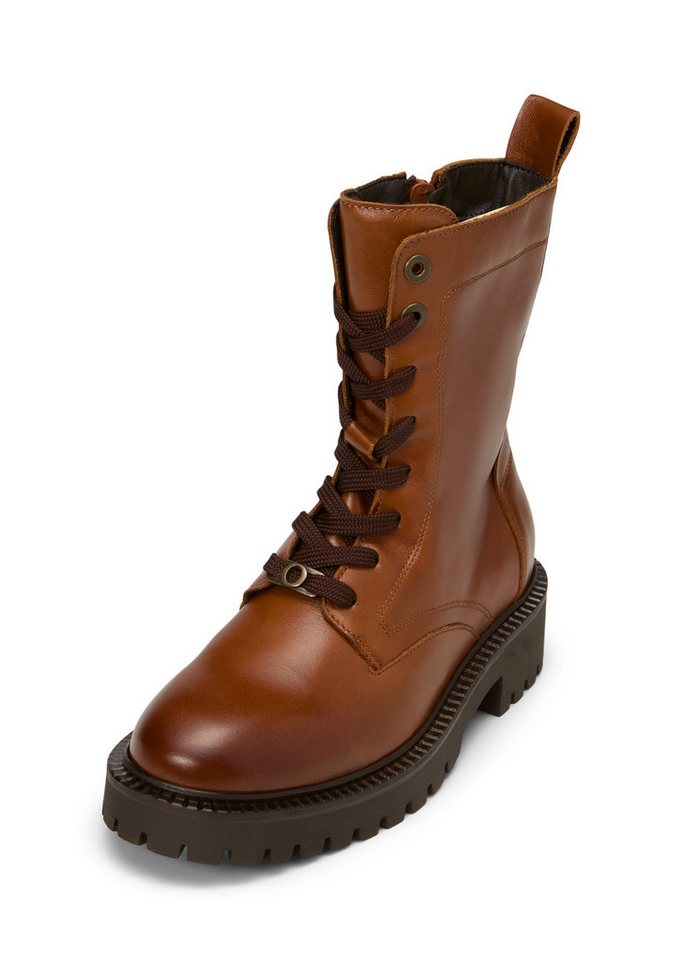 Marc O'Polo mit Innenzipper Stiefelette (braun)
