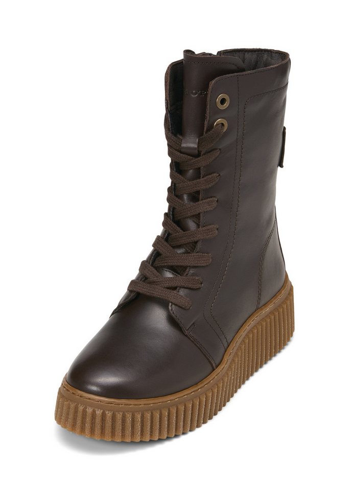 Marc O'Polo mit Innenzipper Stiefelette (dark earth)