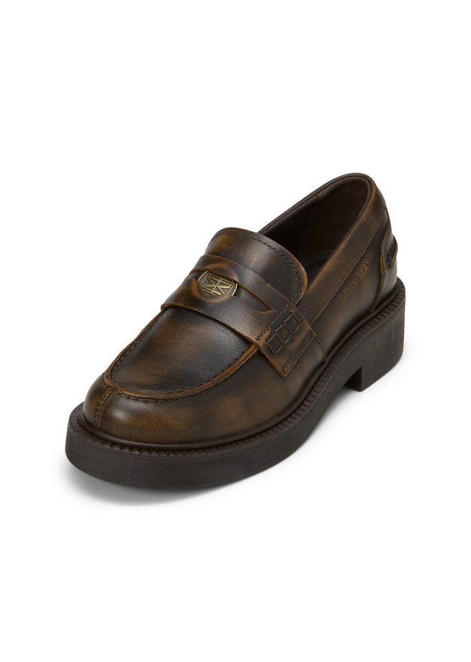 Marc O'Polo mit Logo-Münze Loafer (braun)
