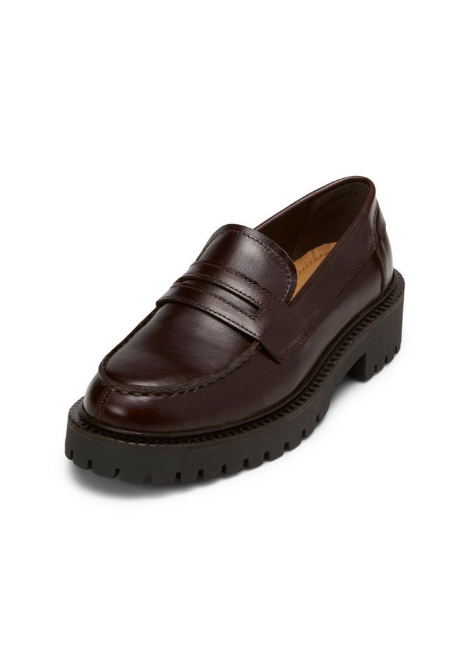 Marc O'Polo mit robuster Profil-Laufsohle Loafer (braun)