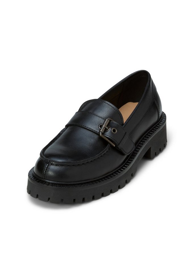 Marc O'Polo mit robuster Profil-Laufsohle Loafer (schwarz)