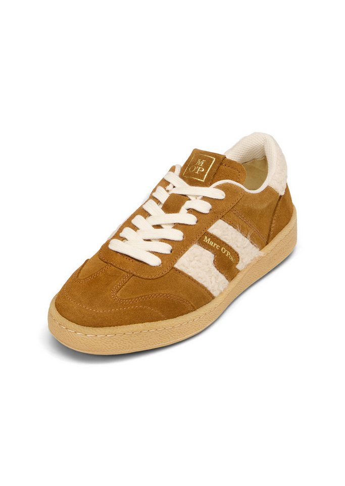 Marc O'Polo mit Teddyfell-Akzenten Sneaker (beige/braun)