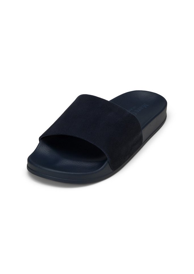 Marc O'Polo mit Velourslederriemen Strandschuh (blau)