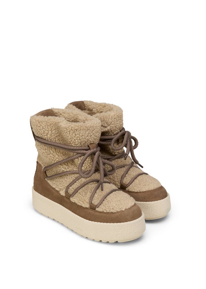 Marc O'Polo PIA Winterboots Plateauboots, Schnürboots, Plateauboots mit Memory Foam-Ausstattung