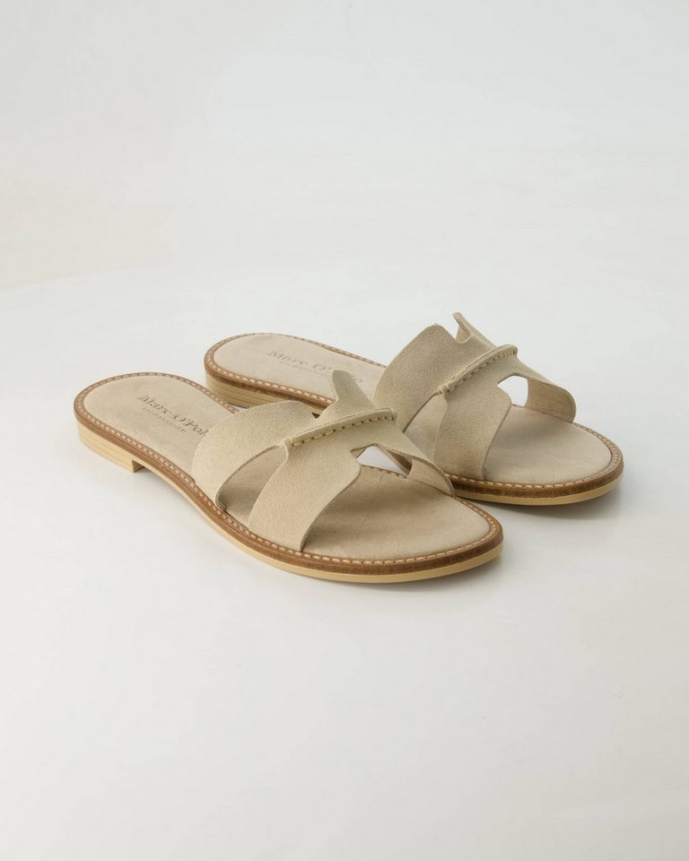 Marc O'Polo Sandal Pantolette Obermaterial: Leder