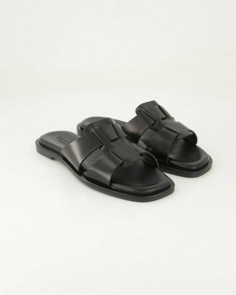 Marc O'Polo Sandal Pantolette Obermaterial: Leder (schwarz)