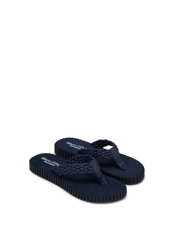 Marc O'Polo Sandy Zehentrenner Sommerschuh, Strandschuh, Flat mit weichem Zehengreifer
