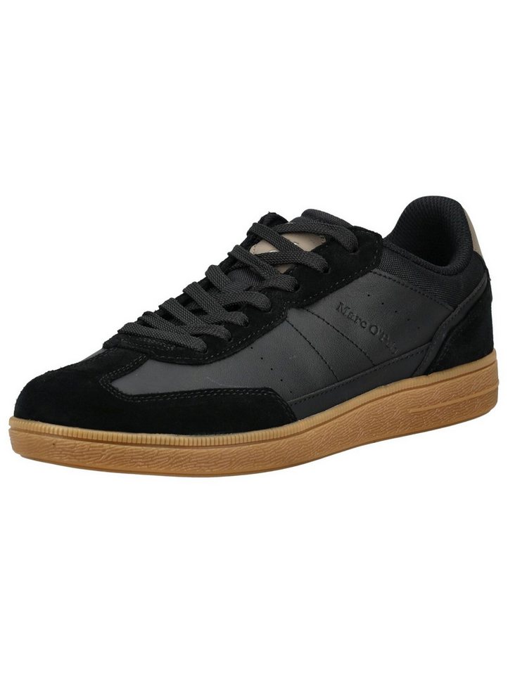 Marc O'Polo Sneaker Leder Sneaker (braun/schwarz)