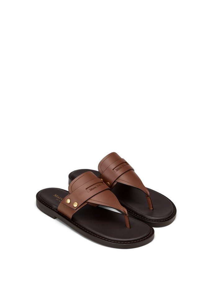 Marc O'Polo Stina Zehentrenner Sommerschuh, Strandschuh, Urlaubsschuh mit Memory Foam