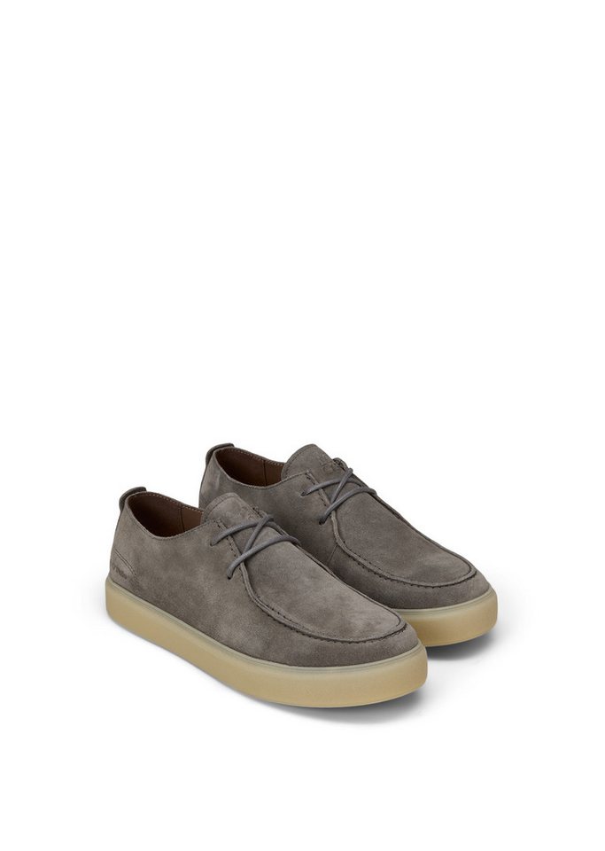 Marc O'Polo Zen Schnürschuh Halbschuh, Freizeitschuh, Sneaker mit Memory Foam (grau)