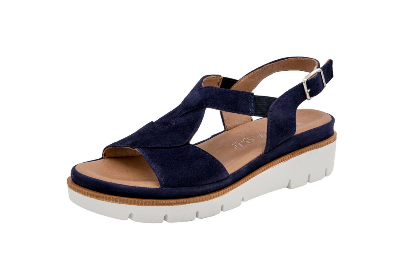 MARC Shoes MARC Erwachsene casual Rosa Sandale Leder Riemchensandale (blau)