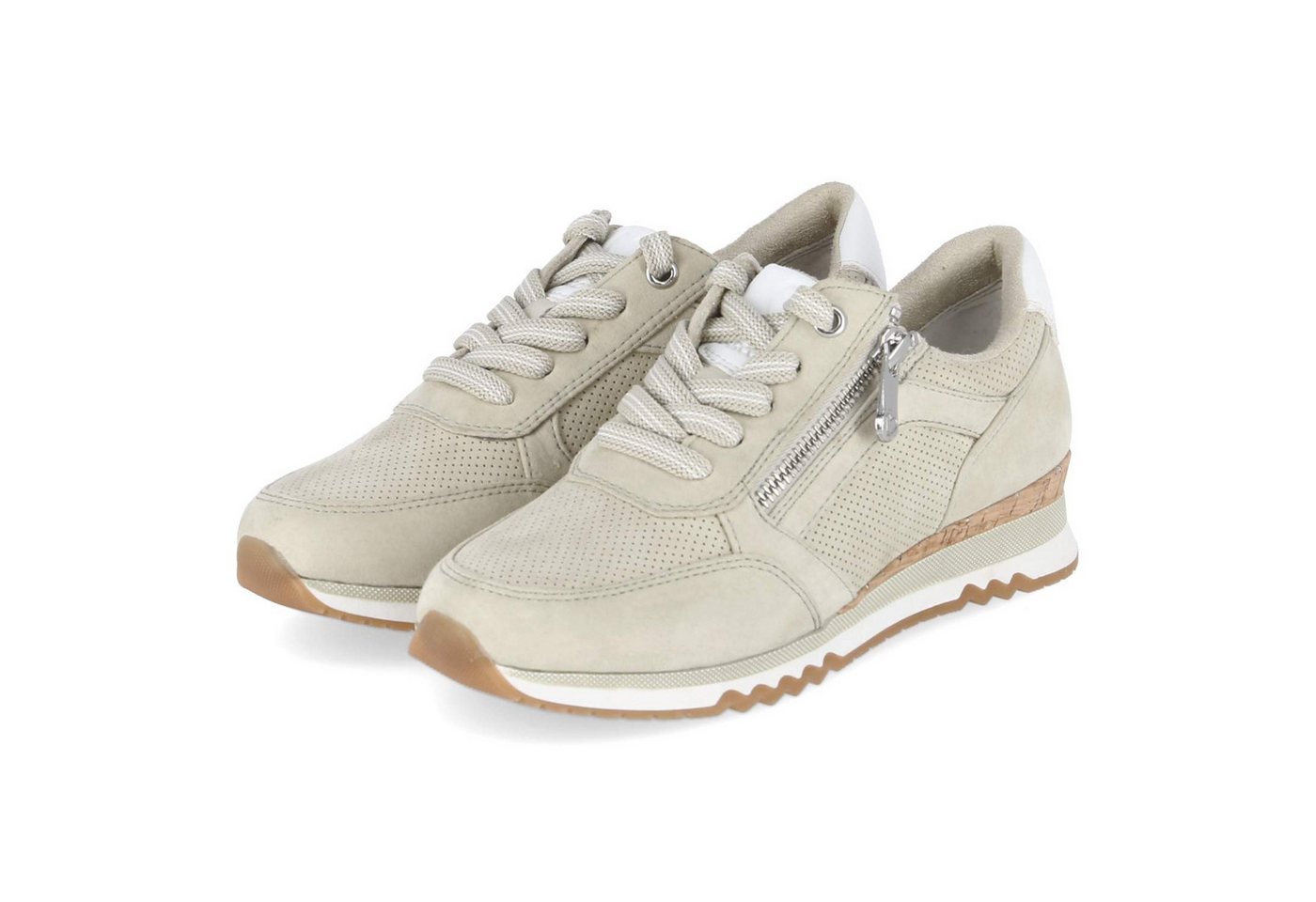 marco tozzi 2-23781-41-703 Damen Textil & Synthetik green Schnürschuh