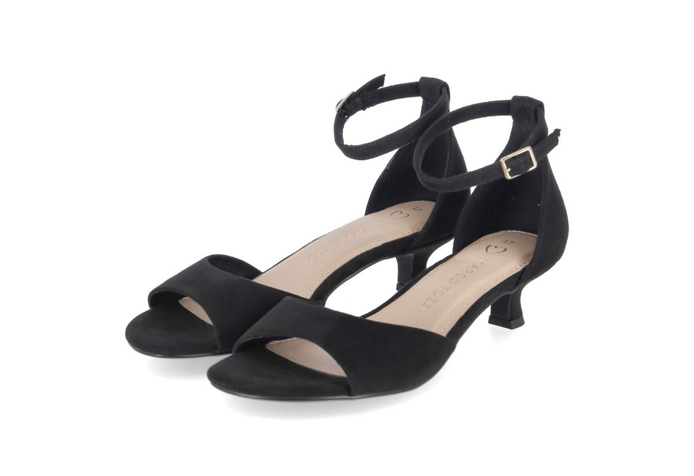 marco tozzi 2-28348-46-001 Damen Textil schwarz Sandalette
