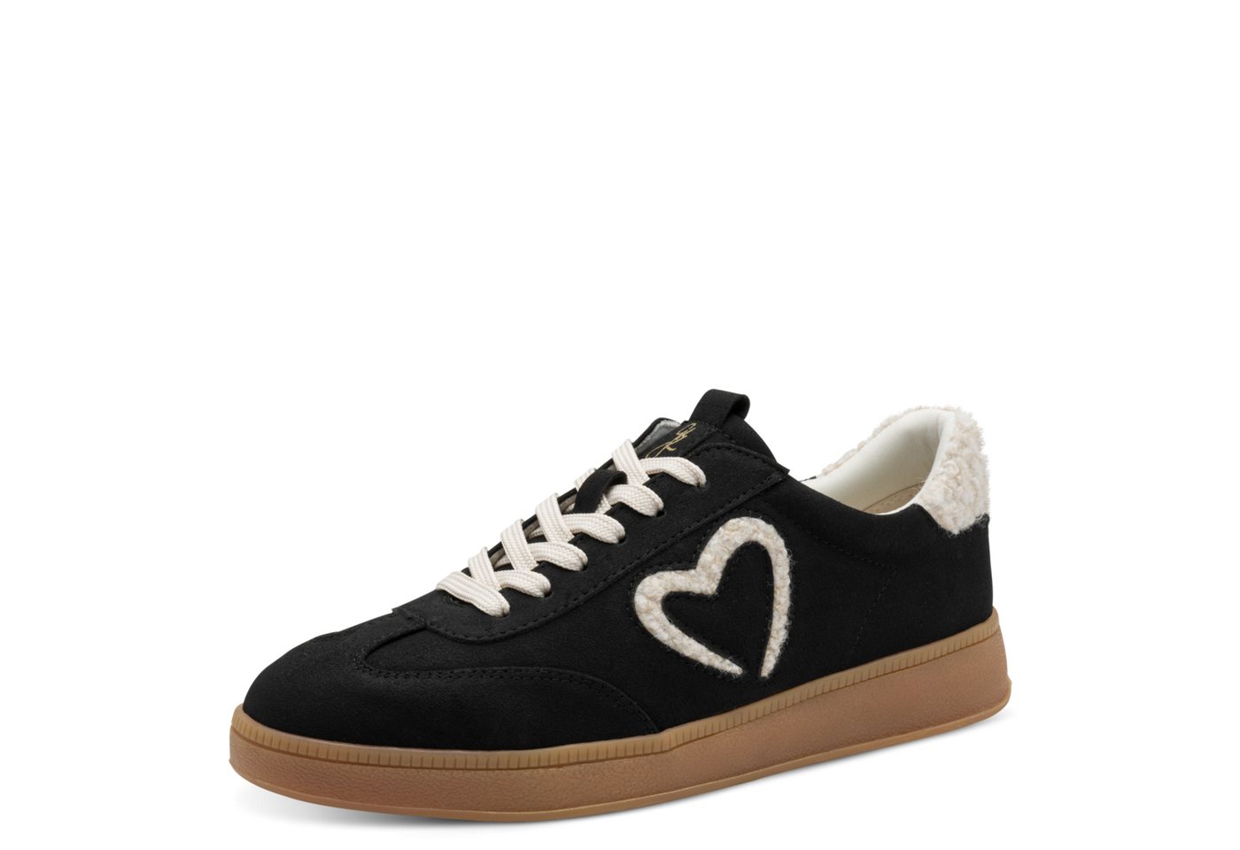 MARCO TOZZI by GMK Plateausneaker, Freizeitschuh, Halbschuh, Schnürschuh mit Plüsch-Details