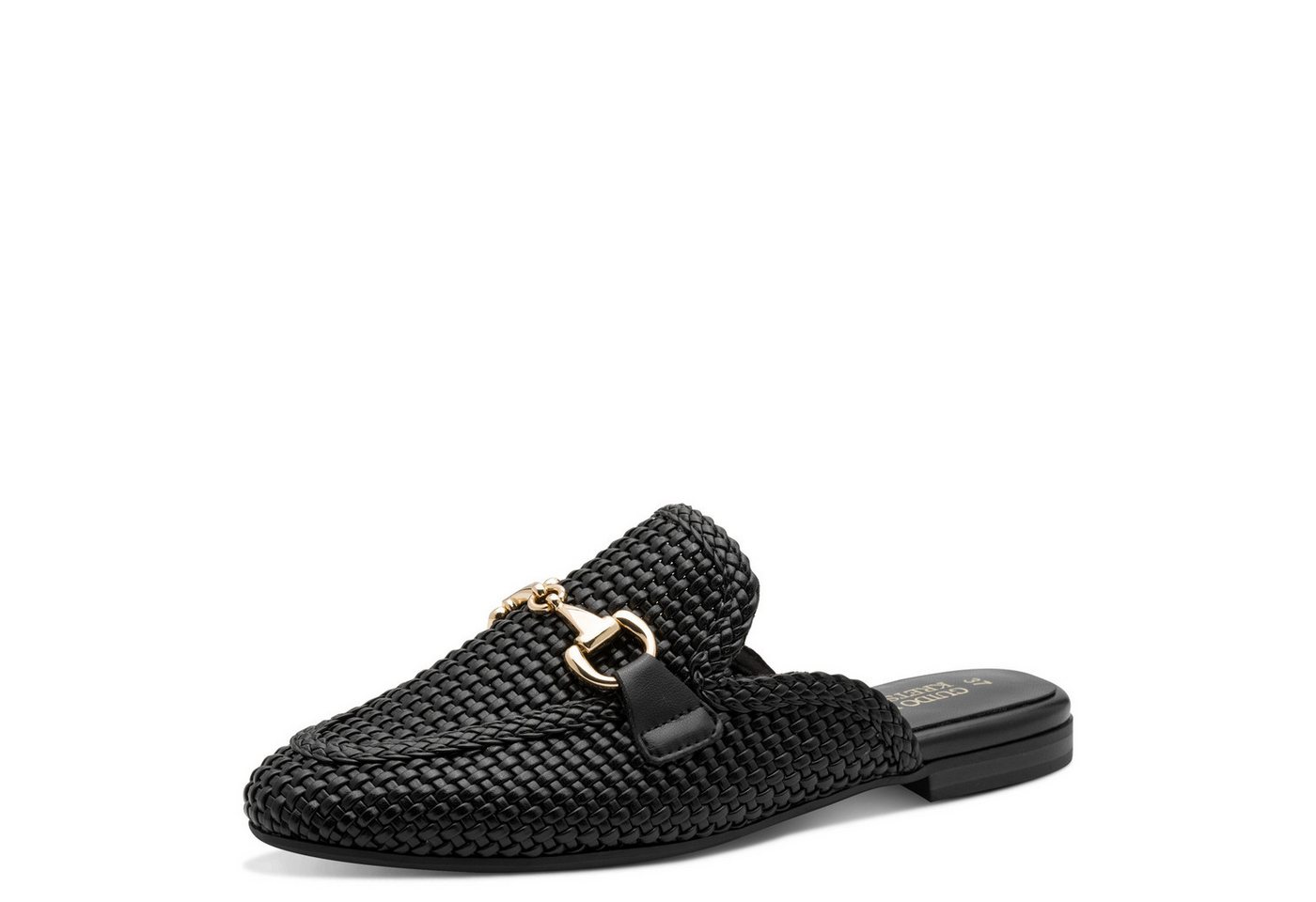 MARCO TOZZI by GMK Sabot Blockabsatz, Schlupfschuh, Businessschuh mit eleganter Schmuckspange