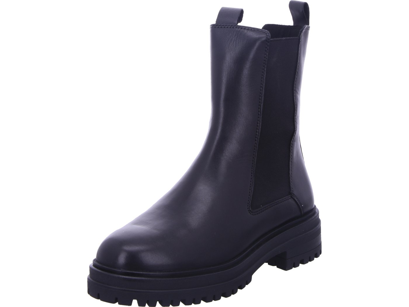 marco tozzi Chelseaboots echtes Leder (schwarz)