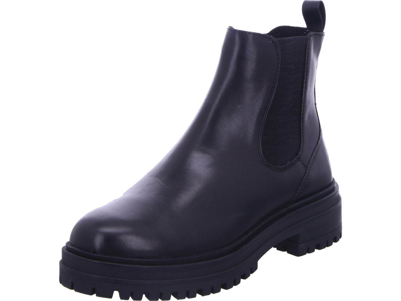 marco tozzi Chelseaboots echtes Leder (schwarz)
