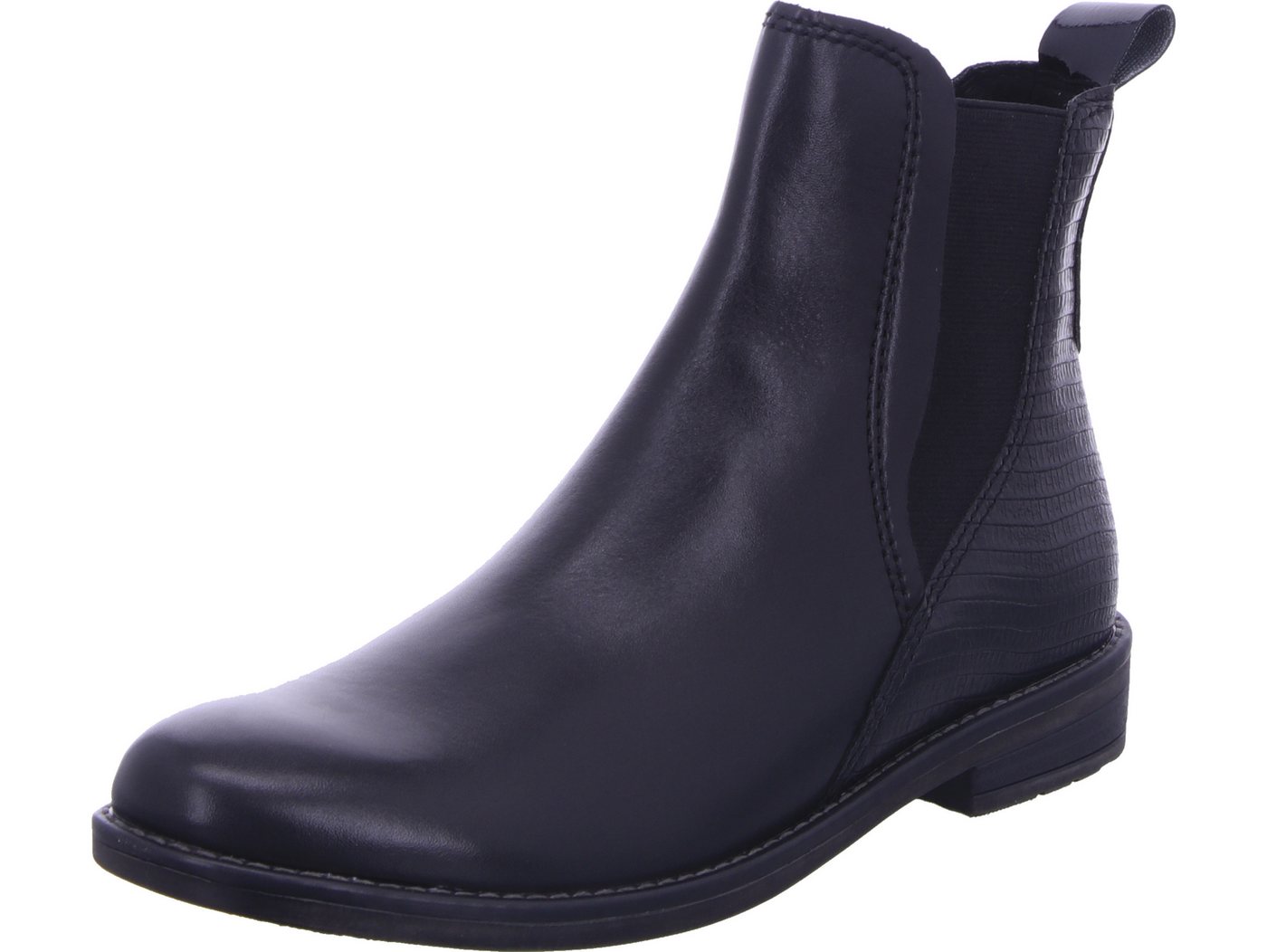 marco tozzi Chelseaboots echtes Leder (schwarz)