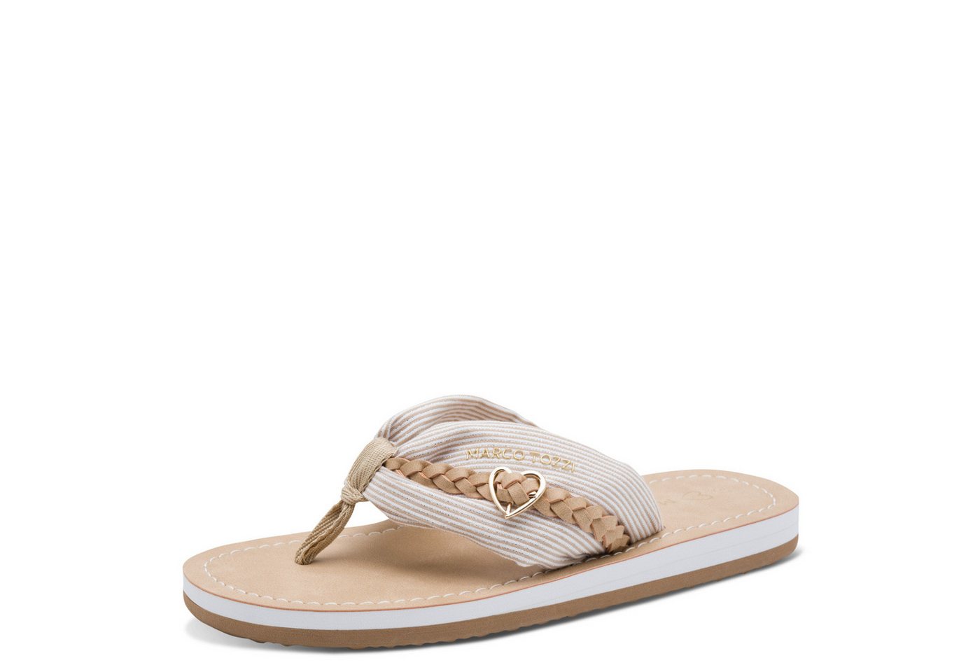 marco tozzi Da.-Pantolette Pantolette (beige)