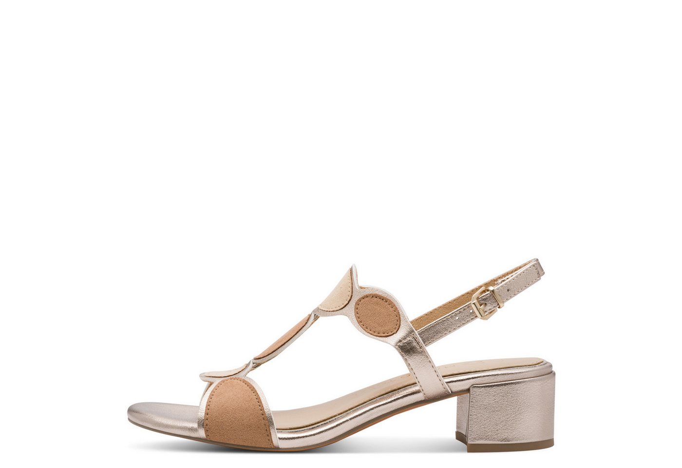 marco tozzi Damen Sandalette 2-28231-44-960 PLATINUM COMBI Sandale