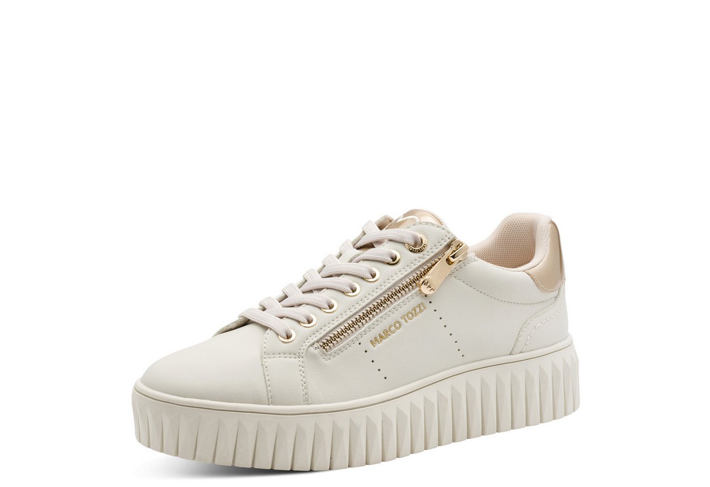 marco tozzi Damen Sneaker 2-23763-46-402 CREAM COMBI Sneaker