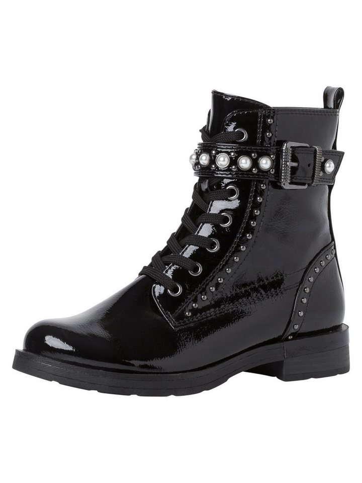 marco tozzi FEEL mit Blockabsatz Blockabsatz 2-25129-41 Schnürstiefelette FEEL