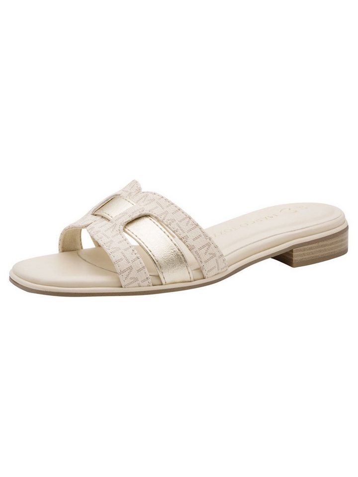 marco tozzi FEEL mit Blockabsatz Blockabsatz 2-27152-42 Mules FEEL (beige/braun)