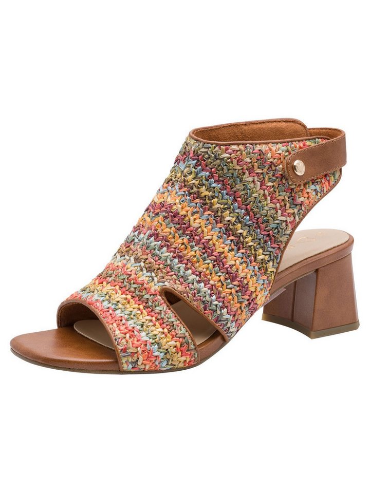 marco tozzi FEEL, MT Soft Lining mit Blockabsatz Blockabsatz Sandalette FEEL