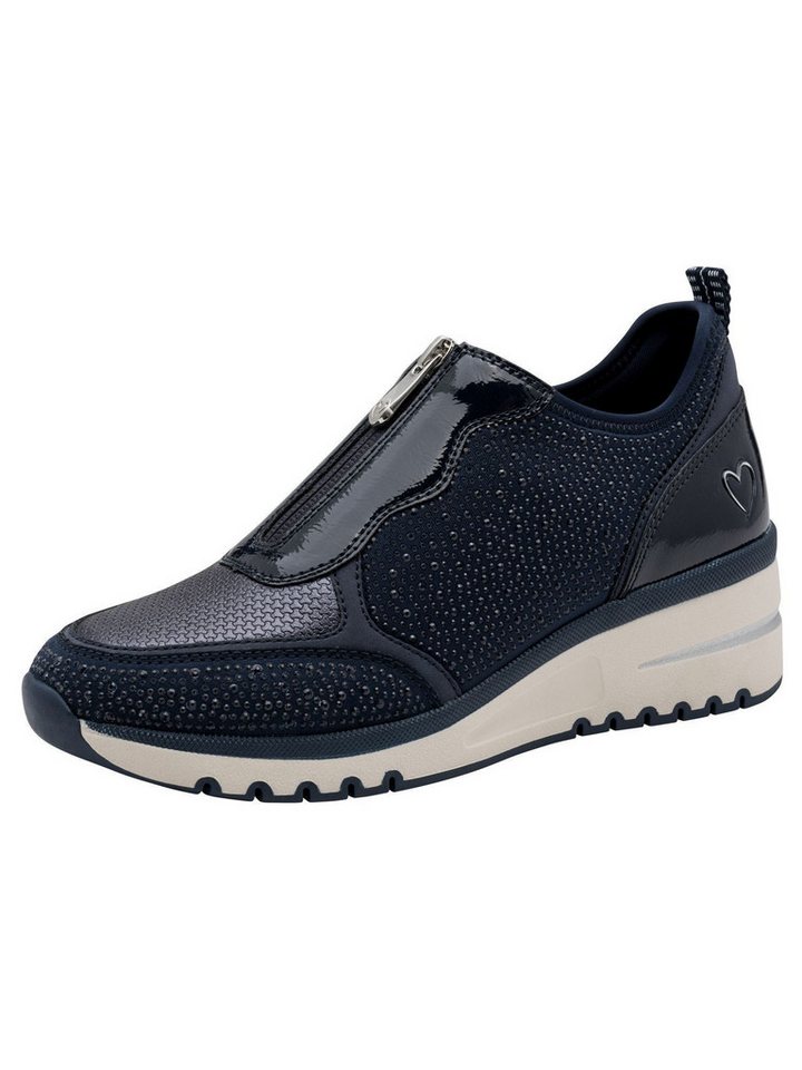 marco tozzi FEEL, MT Soft Lining, Removable Sock, Vegan Vegan Slip-On Sneaker FEEL