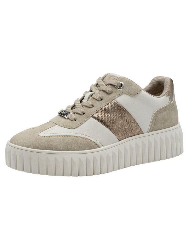 marco tozzi FEEL, Removable Sock mit Schnürsenkel kein Absatz Sneaker FEEL