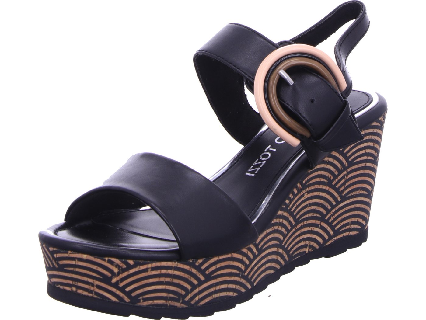 marco tozzi Keilsandalette 100% vegan (schwarz)