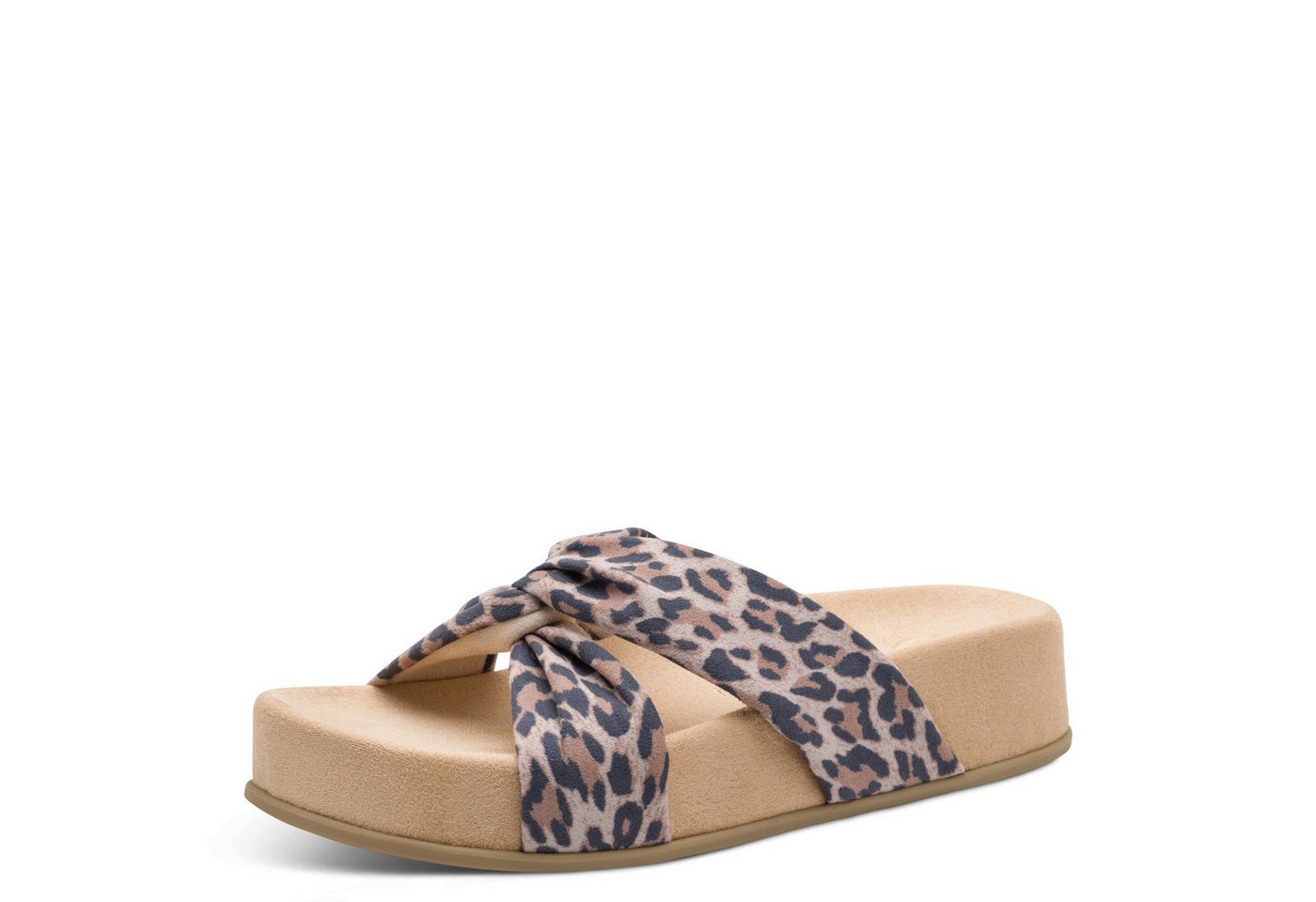 marco tozzi Pantolette Keilabsatz, Schlupfschuh, Sommerschuh mit Feel Me-Ausstattung