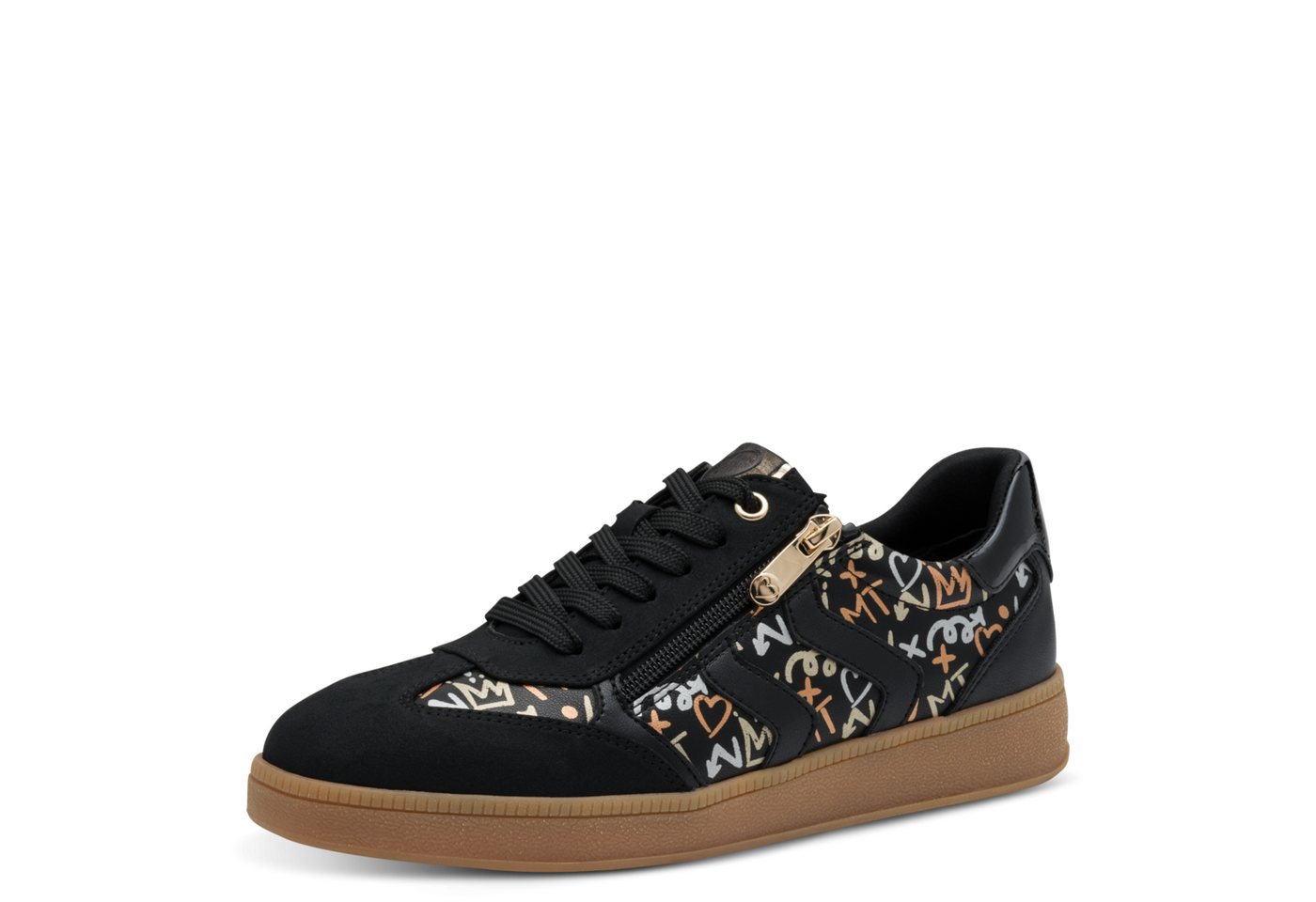 marco tozzi Plateausneaker, Halbschuh, Schnürschuh, Freizeitschuh mit Feel-Me-Ausstattung