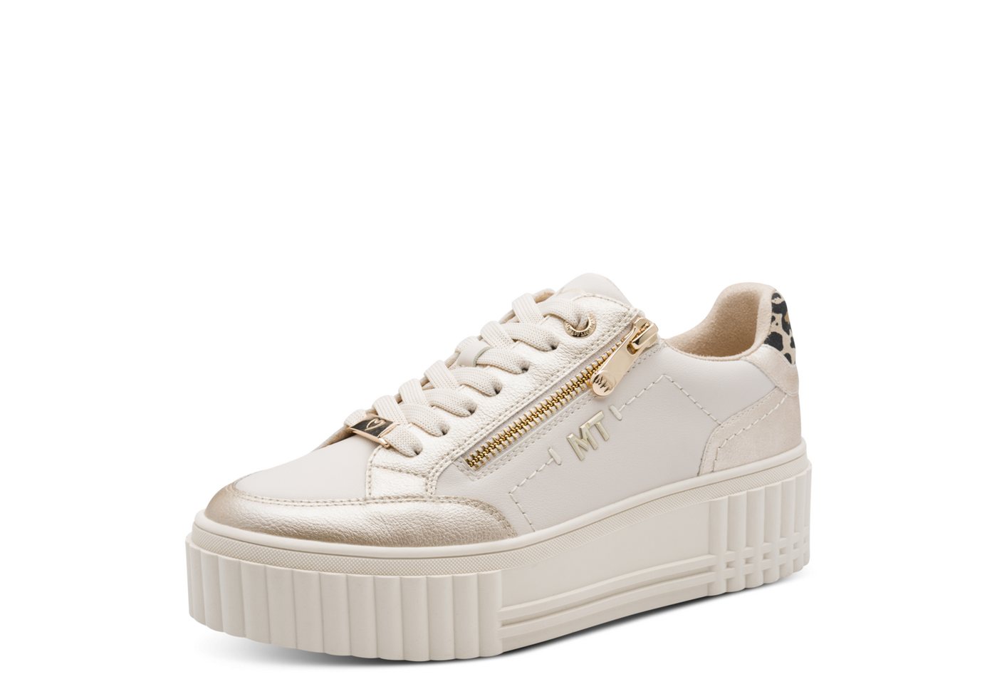 marco tozzi Plateausneaker Schnürschuh, Halbschuh, Freizeitschuh mit Feel-Me-Ausstattung