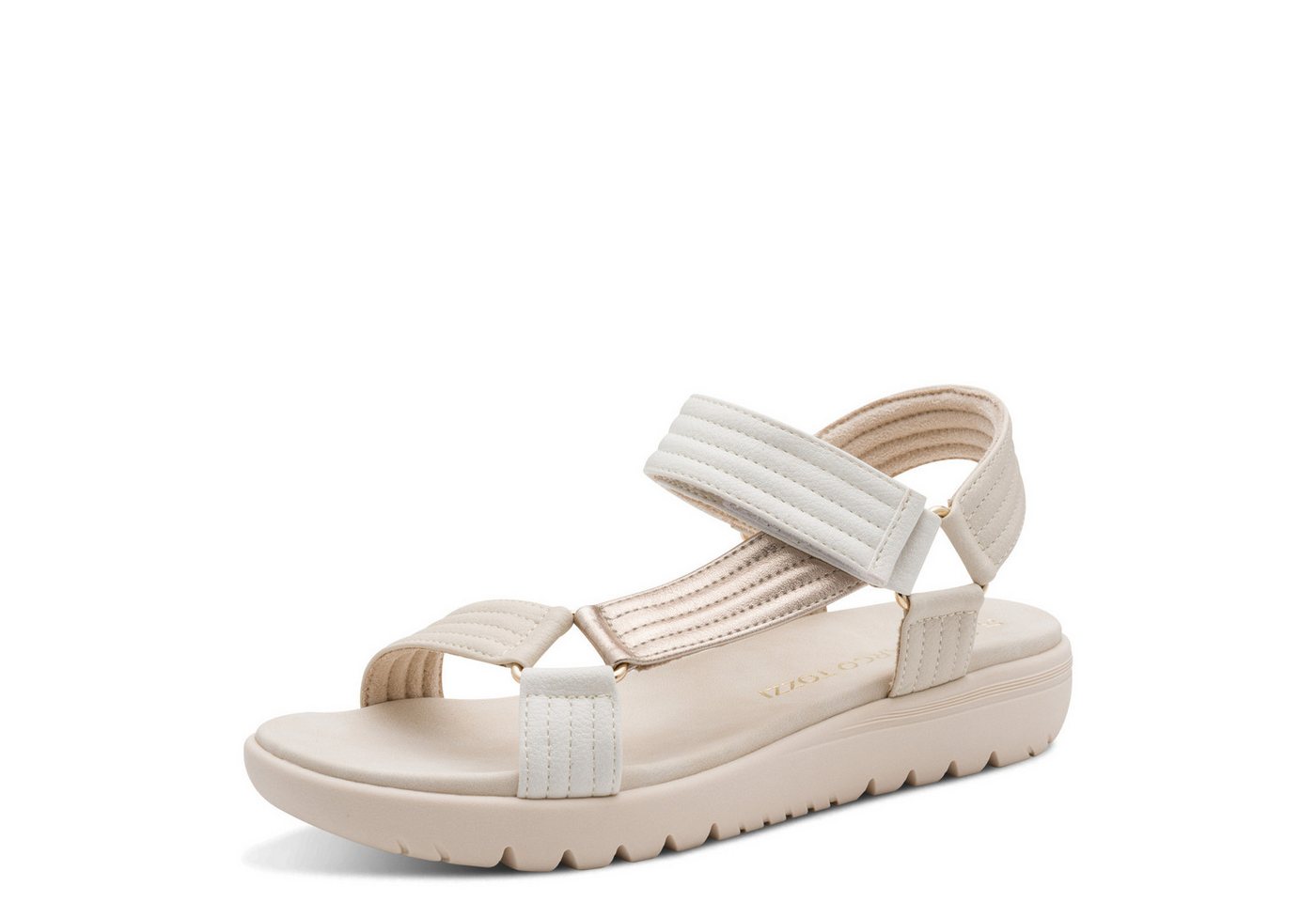 marco tozzi Riemchensandale Plateau, Sandalette in veganer Verarbeitung