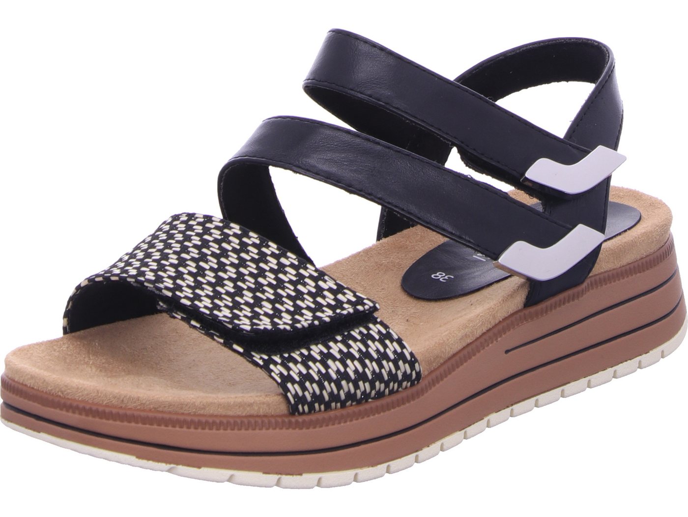 marco tozzi Sandale 100% vegan (schwarz)