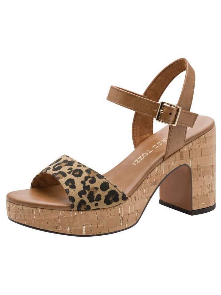 marco tozzi FEEL mit Blockabsatz Blockabsatz 2-28008-42 Sandale FEEL