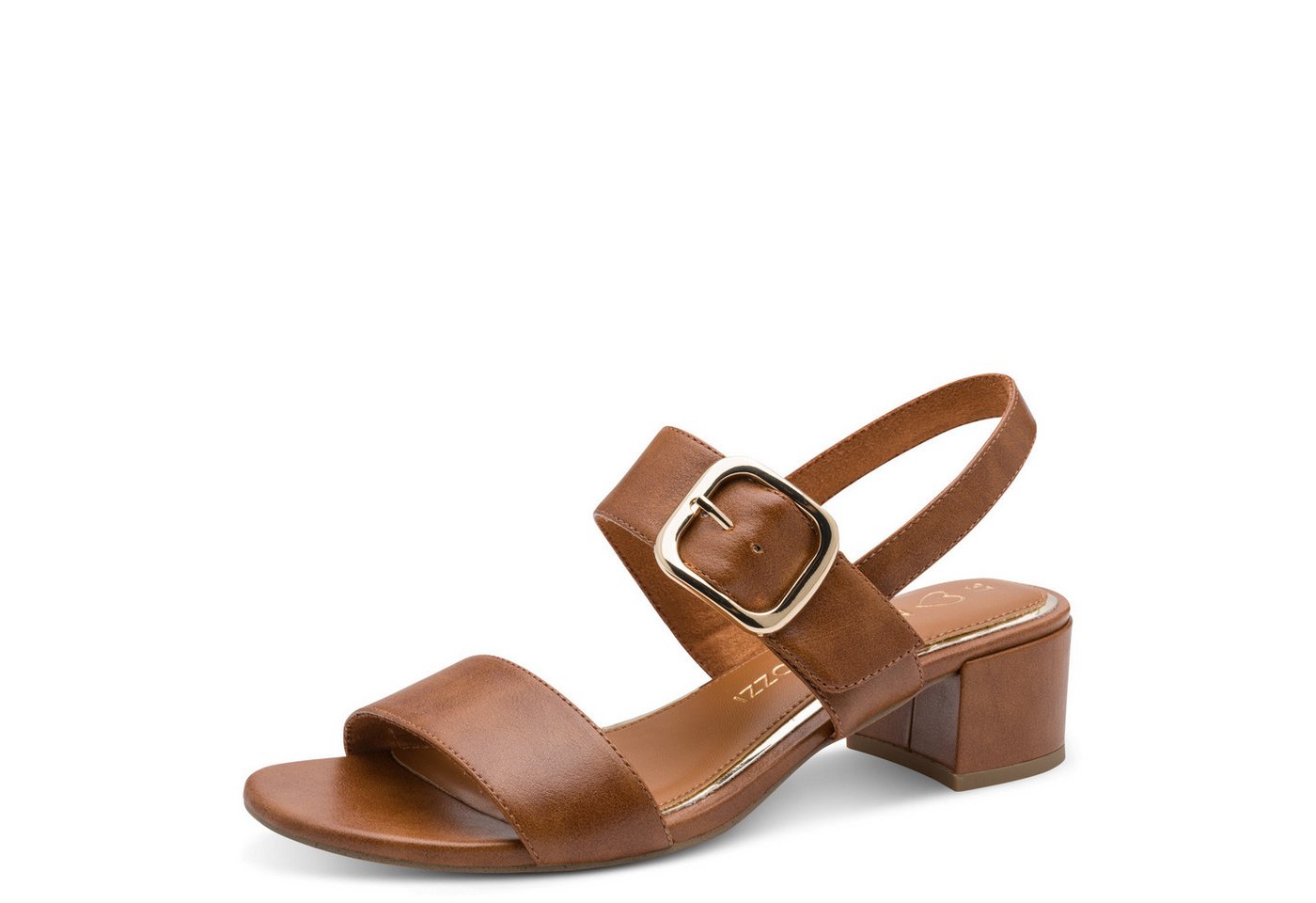 marco tozzi Sandalette Blockabsatz, Riemchensandale mit Zierschnalle