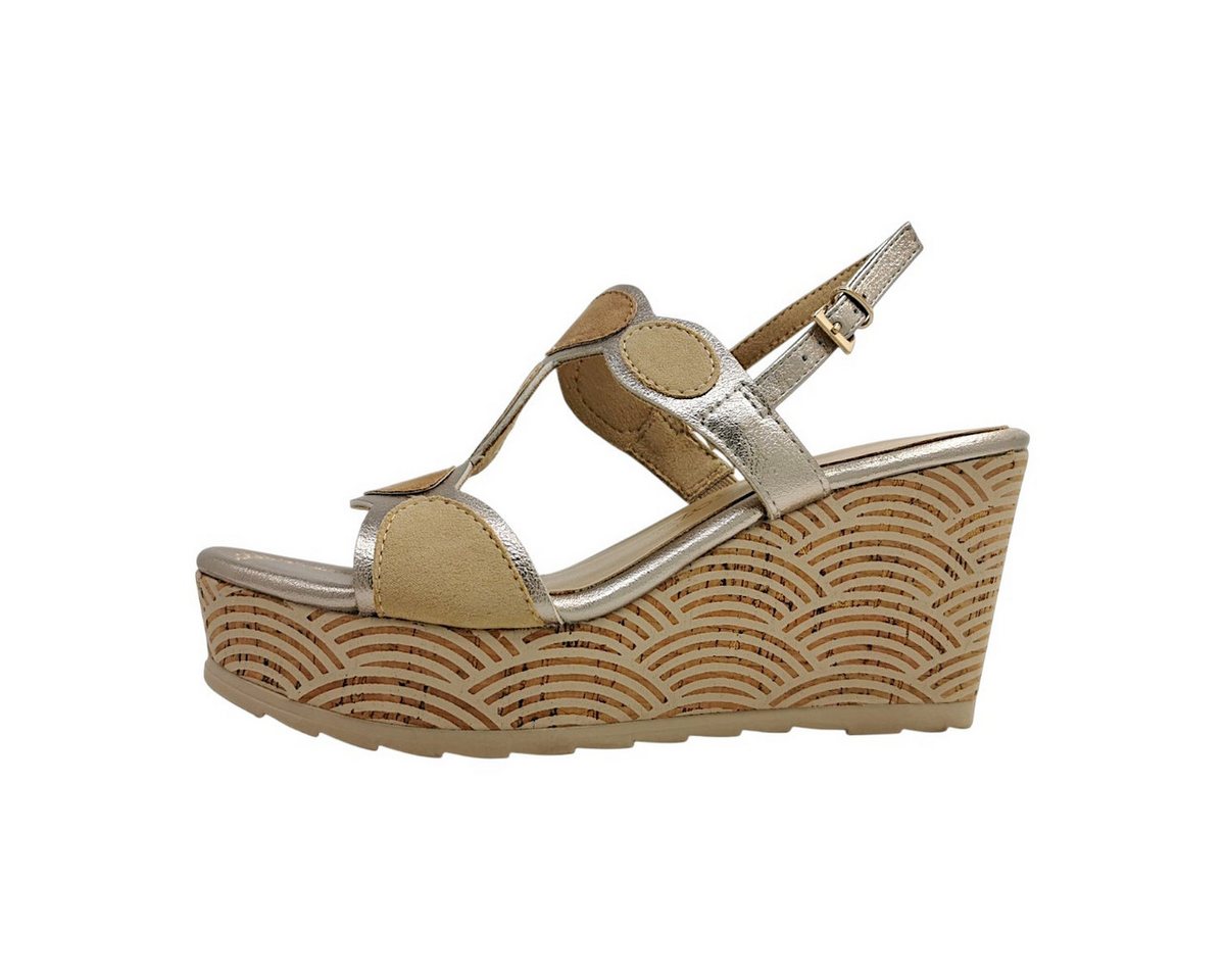 marco tozzi Sandalette Plateausandale (gold)