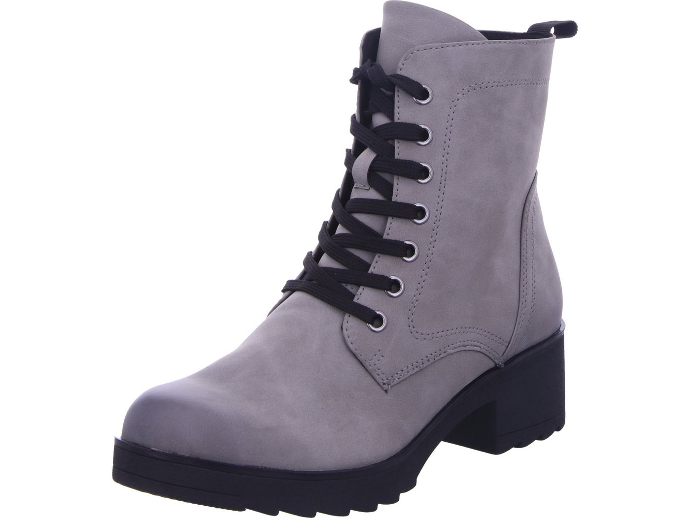marco tozzi Schnürboots 100% vegan (grau)