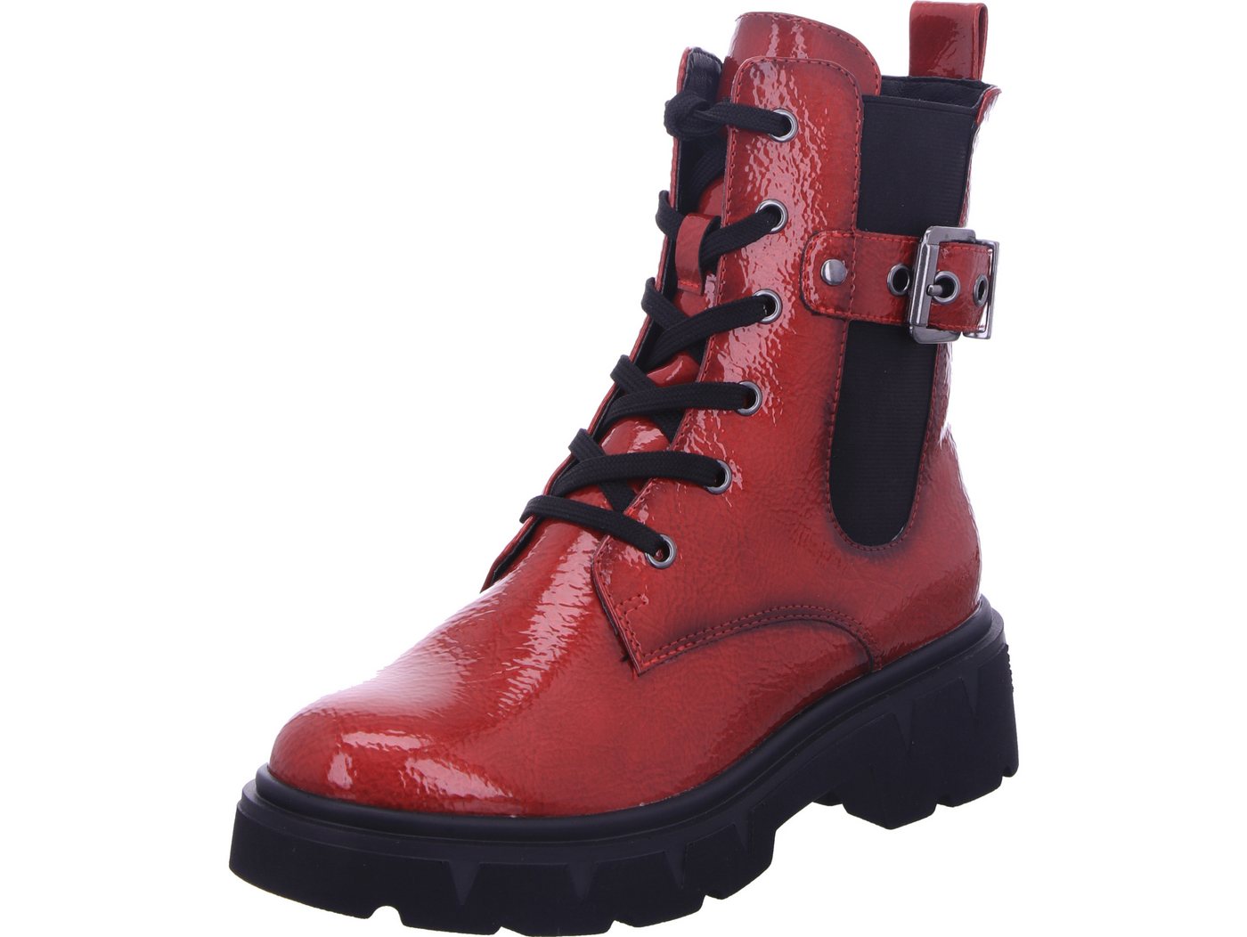 marco tozzi Schnürboots 100% vegan (rot)